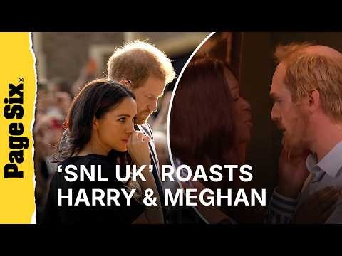 'SNL UK' savagely rips Harry and Meghan, Jeff Goldblum hosts
