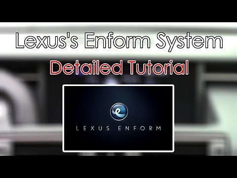 Lexus's Enform System 2015 Detailed Tutorial: Tech Help