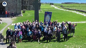 Knights of St Columba Centenary Pilgrimage Iona 2019 Pentecost Sunday 9th June was a glorious sunny day for all associated with the Knights of St Columba. They marked the feast day of their patron St Columba on the Island where he founded his abbey and spread the faith throughout the British Isles. It was from all corners of these islands that men and their families gathered to celebrate 100 years of the knights humble service to the Church and society. The knights of St Columba were founded 100