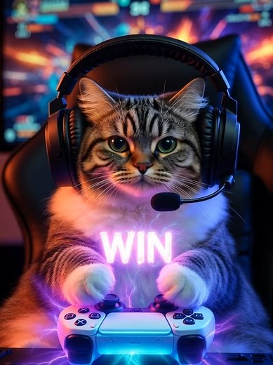 POV: You just got 360-no-scoped by a kitten in a gaming chair. 🎮 His APM (Actions Per Minute) is absolutely insane! Tag your teammate who needs to play like this cat. #gamercat #esports #clutch #gamingmemes #proplayer #rgbsetup #controllergang #gaminglife #fastpaws