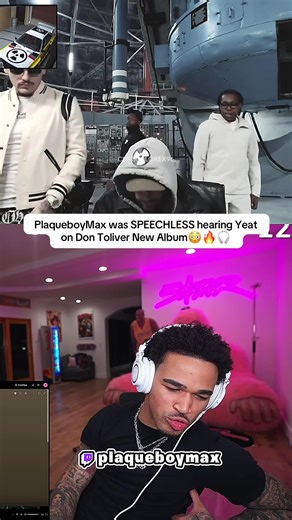 Plaqueboymax face after hearing Yeat on Don Toliver’s Album #plaqueboymax #yeat #dontoliver #plaqueboymaxclips #5star