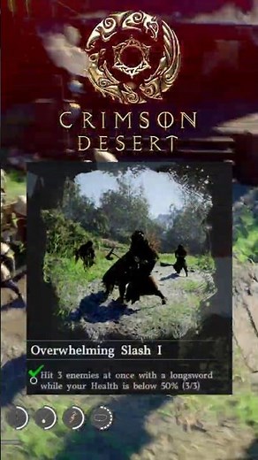 OVERWHELMING SLASH I Tips! #CrimsonDesert #Shorts