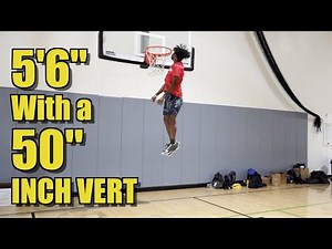 5'6" Anthony Height 50 Inch Vertical Dunk Mix!