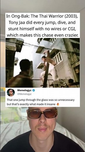 In Ong-Bak: The Thai Warrior (2003) Tony Jaa Did Every Stunt Himself With No CGI