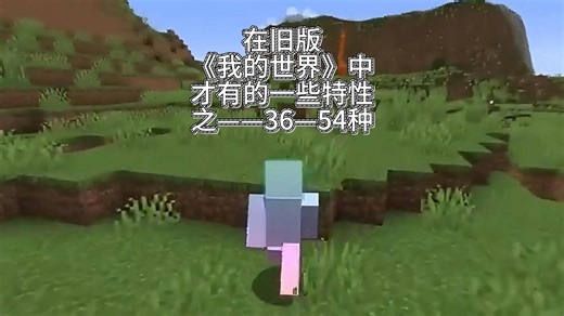 在旧版《我的世界》中才有的一些特性之——36—54种