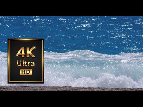Crystal-Clear Blue Water | 4K Waves & Sea Ambience