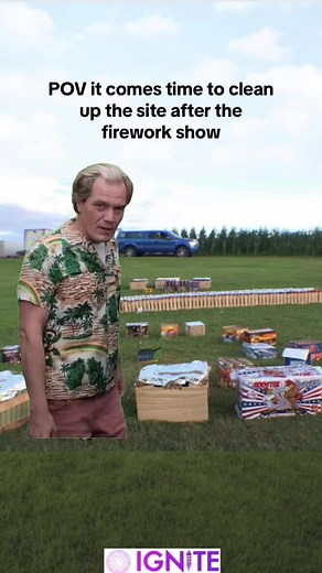 Worst part of the fireworks show is the clean up 🧨 #fireworks #fourthofjuly #usa #america #ignitefiringsystems #firingsystem #pyro #pyrotechnics #pyrotecnican #july4th #firework #fireworkshow