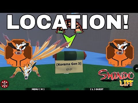 *Gen-3 KURAMA LOCATION* IN SHINDO LIFE |#shindolife #opmagic #rellgames #roblox