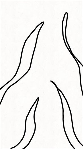 inktober 11: squiggly line, raining up, man flower snake, tentacle jellyfish 🪼#inktober #art #short