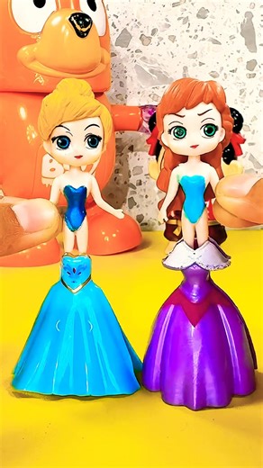 SATISFYING REVIEW UNBOXING ASMR TINKER BELL DISNEY TOYS 💜🍬#shorts #toys #disneyprincess