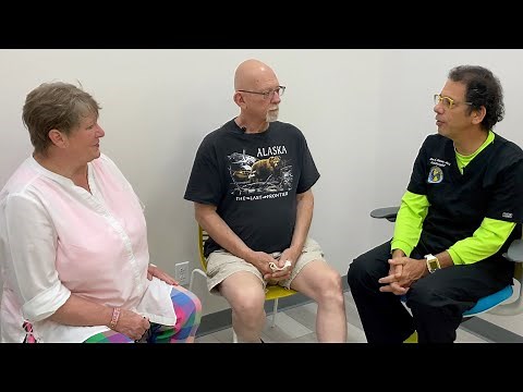Long time Prolotherapy patients, Pamela and Richard, share their experience with Dr. Ross Hauser