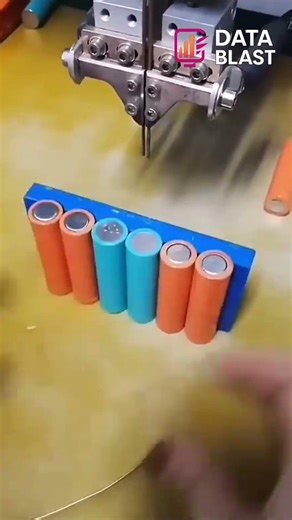 Satisfying Lithium Battery Pack Assembly #shorts
