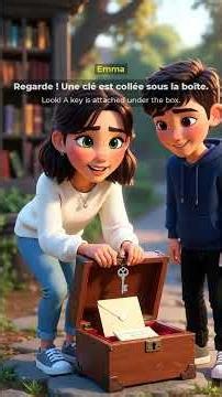 Learn French with a Short Story | The Mysterious Box 📦 | A1/A2 French Listening Practice