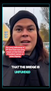 20K views · 1.9K reactions | SALAMAT REPUBLIC OF CHINA.. Ito yung paliwanag ni VP sara about sa Bucana Bridge, at that time s'ya ay Mayor ng Davao while si Tatay Digong naman ay President.. #PRRDUTERTE #SaraDuterte #China #BucanaBridge #DavaoCity | Vera Liza Faith | Facebook