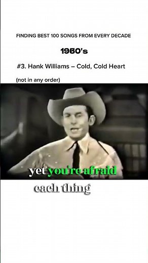 Hank Williams – Cold, Cold Heart#shorts #oldies #song #oldsong