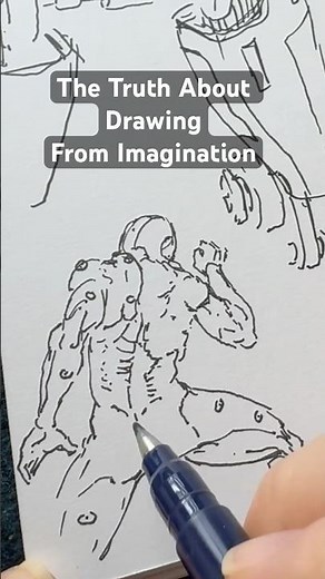 The Truth About Drawing from Imagination Proverbs1:5 #penandink #inkdrawing #arttutorial #draw