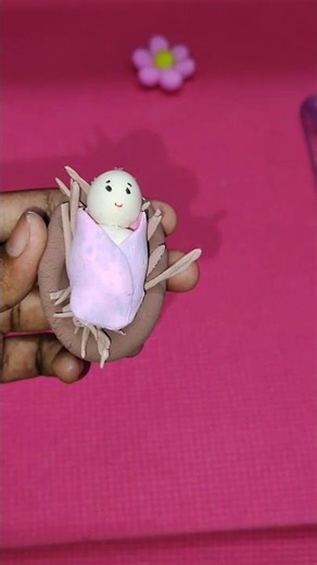 Baby Jesus making with clay 👼🏻✝️ # clay art #Shikha here