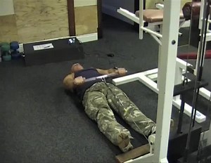 Lying Cable Front Raise