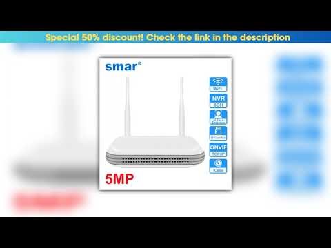 Hands-on 8CH Wifi NVR H.265 Network Video Recorder for 3MP/5MP Wireless System System Support Face•