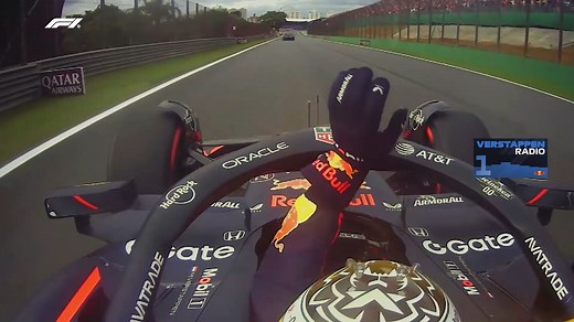 Max's unbelievable drive from pit lane to podium! 😱 After a challenging weekend of practice and qualifying, Max Verstappen faced the Sao Paulo Grand Prix with a pit lane start. Watch as he delivers a stunning comeback drive, charging through the field and claiming a hard-fought podium in Brazil! 📺 | F1