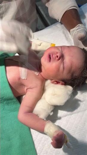 Chestryped for newborn baby😌 #sumitnicunursingstm #youtubeshorts #nursin #newbornbaby #chestworkout