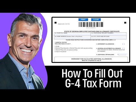 How To Fill Out G-4 Tax Form (2026) Employee Withholding Tax Form