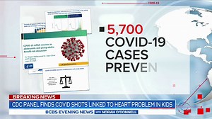 7.6K views · 69 reactions | BREAKING: The FDA will add a warning to Pfizer and Moderna’s COVID-19 vaccines after government scientists found a likely connection between the shots and rare types of heart inflammation in about 1,200 young people. | CBS Evening News | Facebook