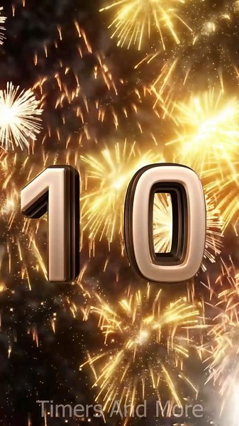 10 Second Countdown Timer: Happy New Year 2026! 🎉🎆