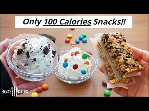 Only 100 Calories SNACKS! Quick & EASY 3 Ingredient LOW CALORIE SNACKS !