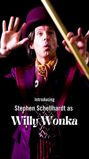 2.9K views · 40 reactions | We introduce the whimsical and eccentric candy maker Willy Wonka, portrayed by Stephen Schellhardt! Come experience the magic from November 8, 2023 - January 14, 2024. Ticket Link: https://bit.ly/40T0hYM #FamilyShow #MusicalTickets #TheaterTickets #BroadwaySeries #LiveTheater #Wonka | Paramount Theatre | Facebook