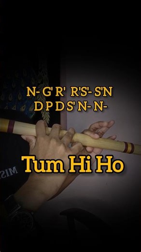 Tum hi ho easy notation #shortvideo #flute #tumhiho #song #flutecover