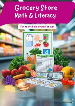 Grocery Store Learning Kit for Kids | Real Life Math, Reading & Budgeting