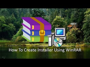 How To Make Installer (setup.exe) With WinRAR | Make Portable Installer Using WinRAR