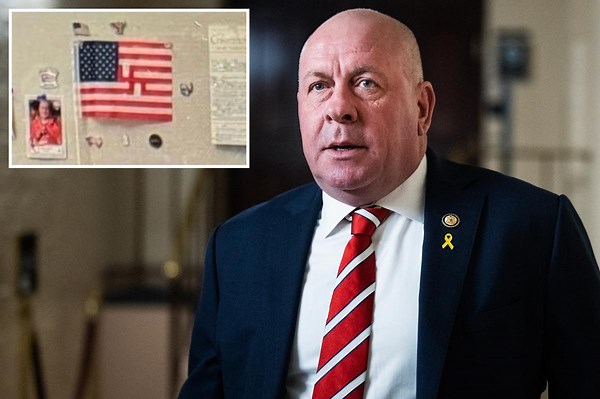 Swastika flag seen in Ohio GOP congressman’s office sparks investigation: ‘I condemn it’