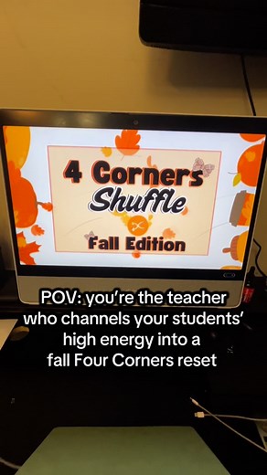 Simply Ms. J | K-8 SEL & Brain Break Resources on Instagram: "When the room feels like a tornado of energy the last thing kids need is more content. The Fall Four Corners activity flips that wild energy into movement, laughter, and connection—so you can get them back on track without the power struggle. Comment “MINDFUL” & I’ll send it to your DMs! ✨ Option 2: Slide into VIBEY Connections and have 75+ brain breaks at your fingertips to reset and let students be kids for 5–10 minutes. Here’s what