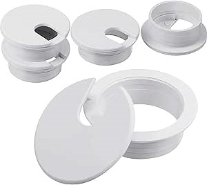 Amazon.com: 4 Packs Desk Grommet, 1-3/8 Inch 35 mm Plastic Desk Cord Cable Hole Cover Grommet for Computer Table Wire Organizer for Home and Office PC Desktop Management : Industrial & Scientific
