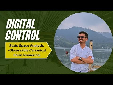 Observable canonical form numerical (State space analysis) Digital Control System IOE ...