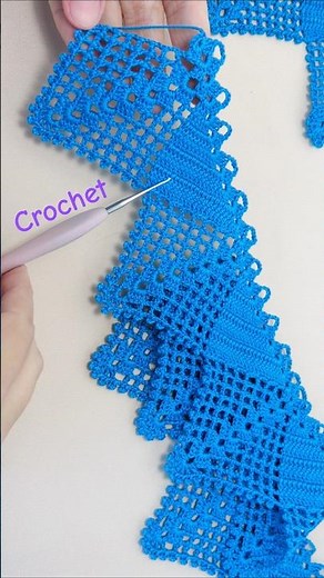 Easy Crochet Lace Border ‪@LitkeTatyana‬