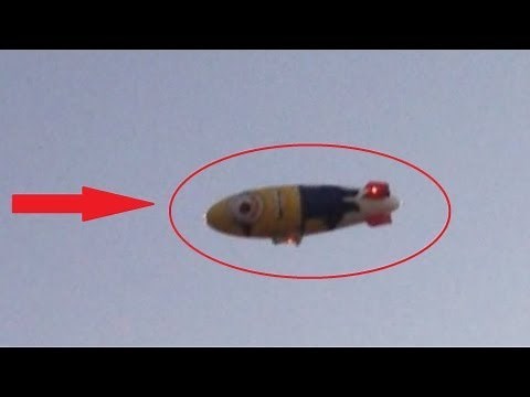 Despicable Me 2 Minion Blimp! Must See!