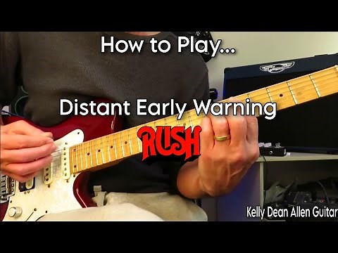 Distant Early Warning - Rush (Alex Lifeson). Guitar Lesson / Tutorial.