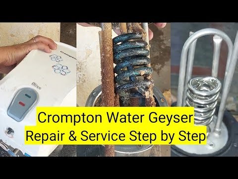 Crompton 3 Litres Water Geyser Repair & Service | Step-by-Step Tutorial 🔥#diyhome #geyserrepair #DIY