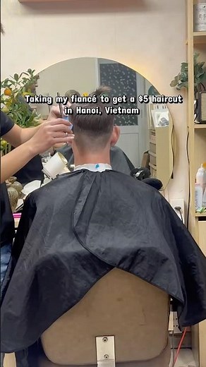 $5 Haircut in Vietnam: The FULL King Treatment 👑🇻🇳