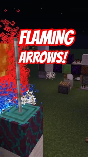 Flaming Arrows with Etho's Launcher! #minecraft