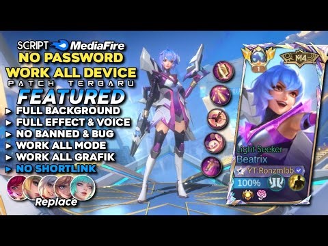 Script Skin Beatrix M4 Painted Light Seeker No Password | Full Effect Voice - Patch Terbaru 2026