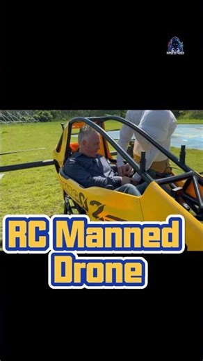 RC manned drone test ride #rcdrone #manneddrone #rcaircraft #hobby #aircraft #rchelicopter