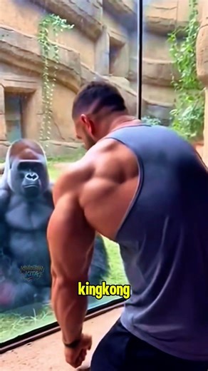 Mungkin dulu kingkongnya sering fitness 😁