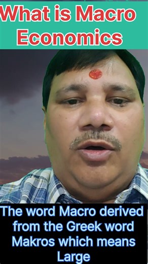 What is Macro Economics