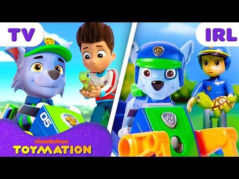PAW Patrol Toys Search & Rescue Pups Ready for Action! 👀 (Part 2) w/ Rocky | Toymation
