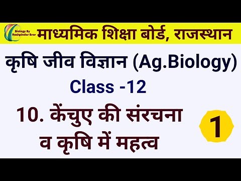 RBSE Agriculture Biology class 12 Chapter 10 Structure of Earthworm & Importance in Agriculture |1|