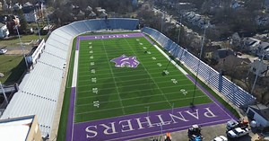 'It's awesome' | The Pit at Elder High School features new turf this football season